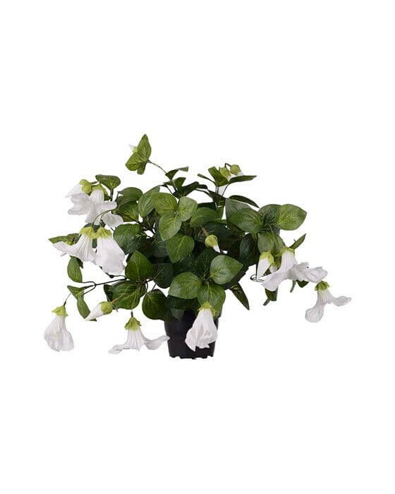 Petunia kunstig plante hvit