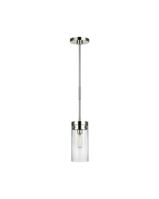 Garrett Medium Cylinder Pendant Nickel