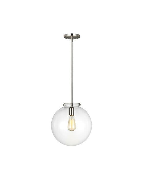 Kate One Light Sphere Pendant Nickel