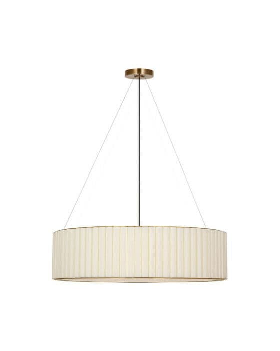 Palati taklampe antikk messing