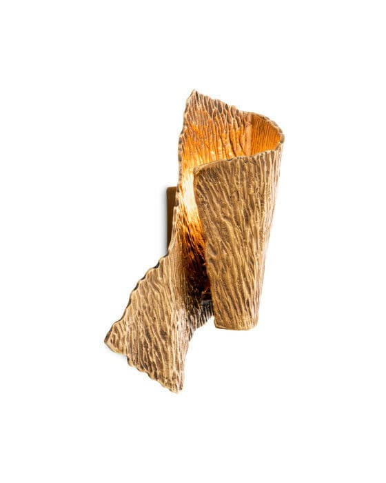 Craft vegglampe antique brass