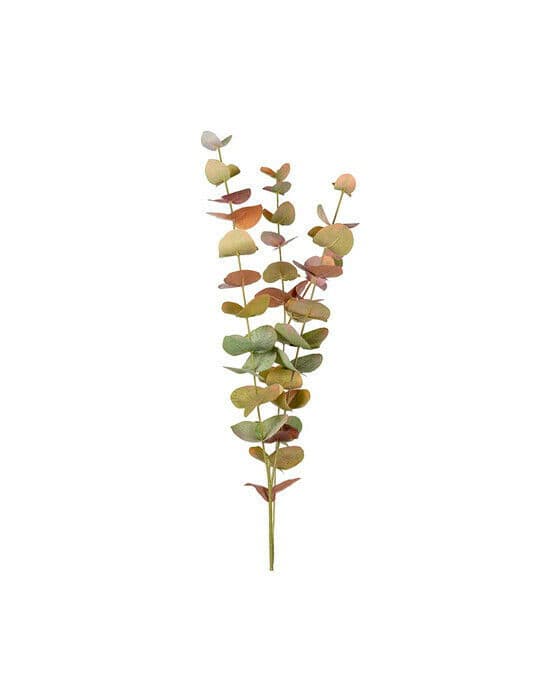 Eukalyptus kunstig plante grønn/oransje