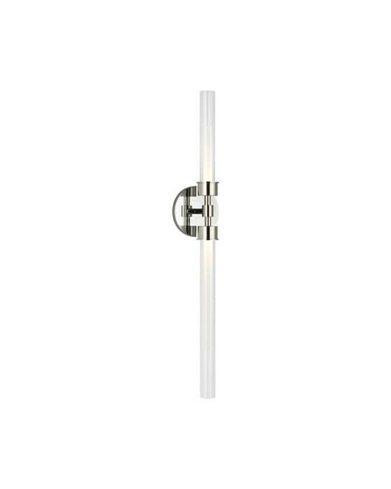Linger 2-Light Wall Sconce Polished Nickel