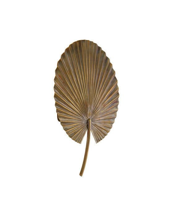 Oriental vegglampe vintage brass