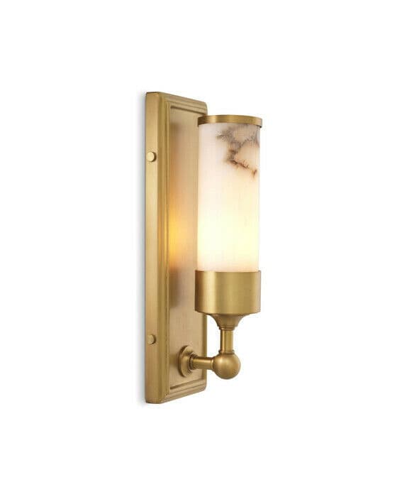 Valentine vegglampe antique brass