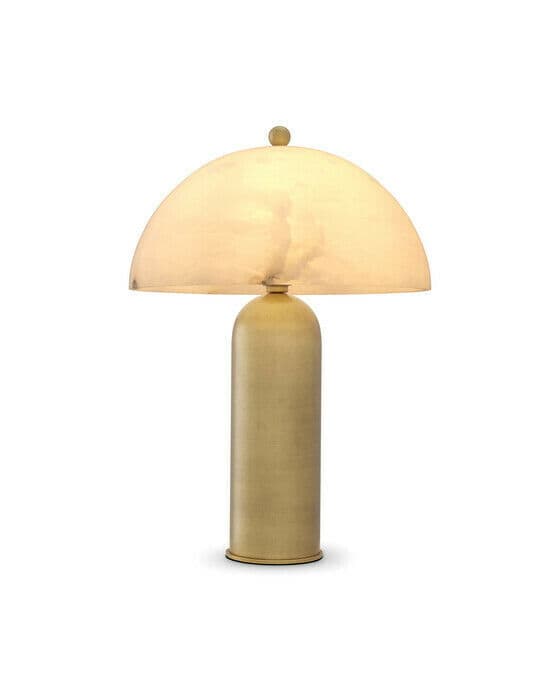 Lorenza bordlampe antique brass