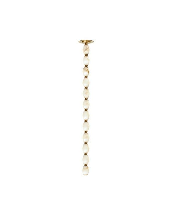 Collier Alabaster 36 Pendant Antique Brass 3000K