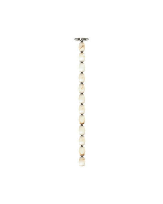 Collier Alabaster 36 Pendant Polished Nickel 3000K