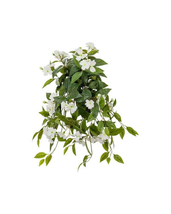 Impatiens hawkeri kunstig plante hvit