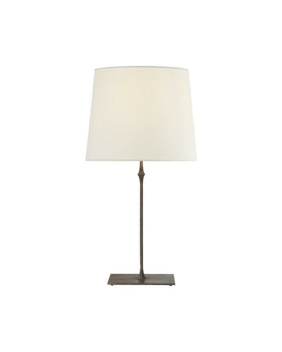 Dauphine Table Lamp Black/Linen