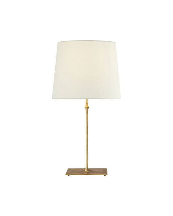 Dauphine Table Lamp Gilded Iron/Linen