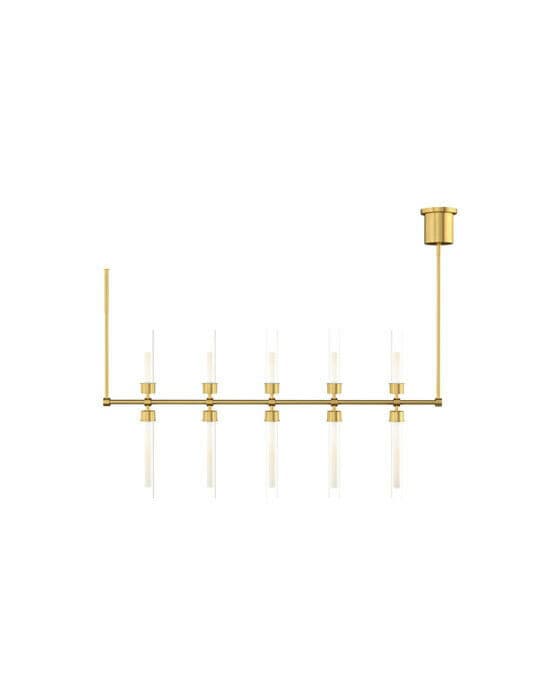 Linger 48" Linear Natural Brass
