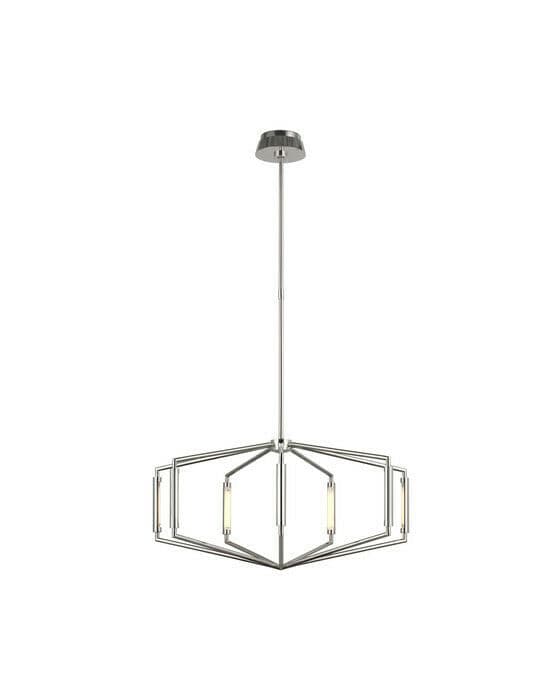Appareil 30" Low Profile Chandelier Polished Nickel