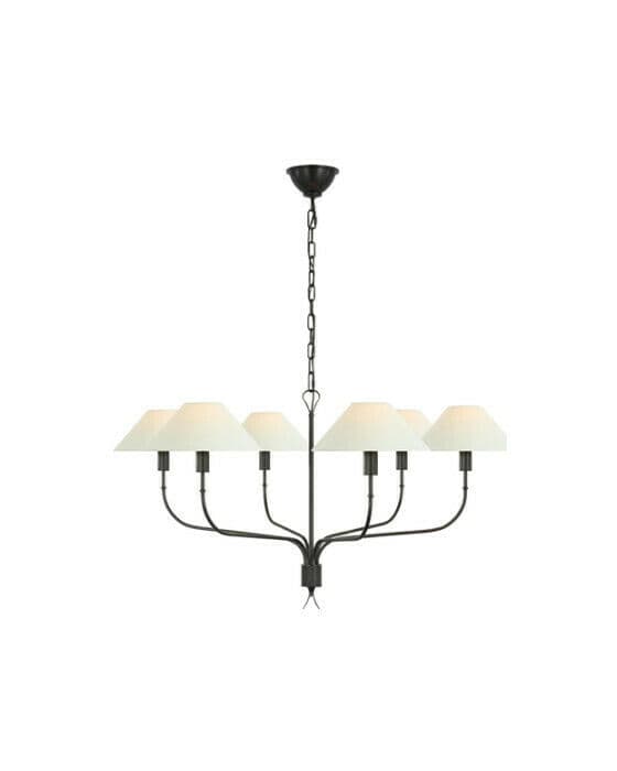Griffin Tail Chandelier Bronze XL