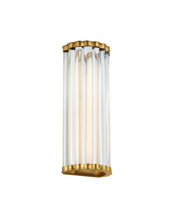 Kean vegglampe antikk messing