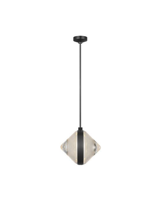 Copper Coast 15" Pendant Karo Cut Bronze