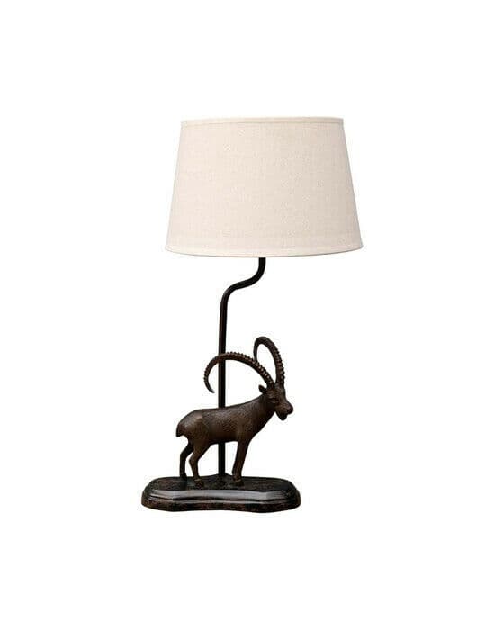Capricorn bordlampe brun