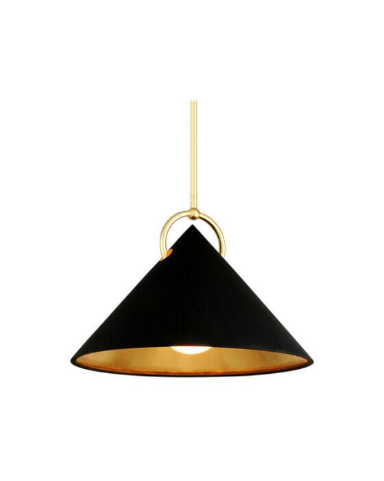 Charm taklampe gull