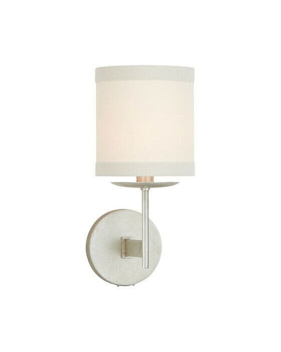 Walker vegglampe silver