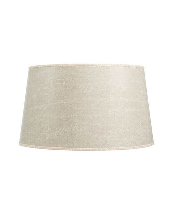 Klassisk lampskjerm leather cream