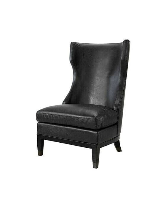 Reed skinnlenestol mountain black