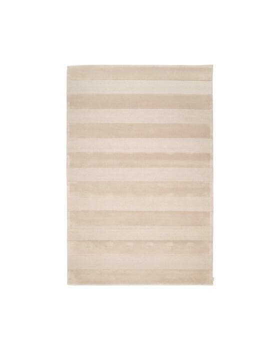 Stripe teppe boucle beige
