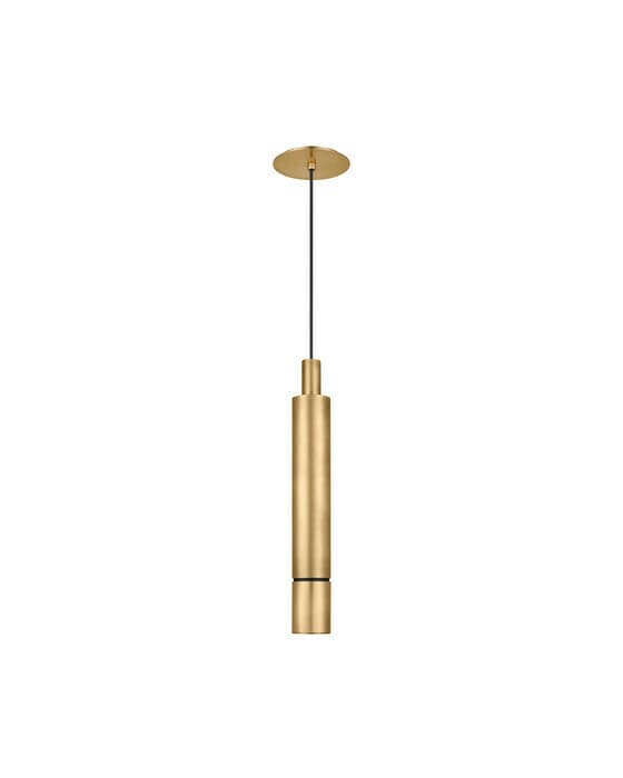 Sottile Pendant Natural Brass L