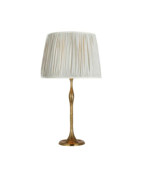 Romero Table Lamp Antique Brass/Blue