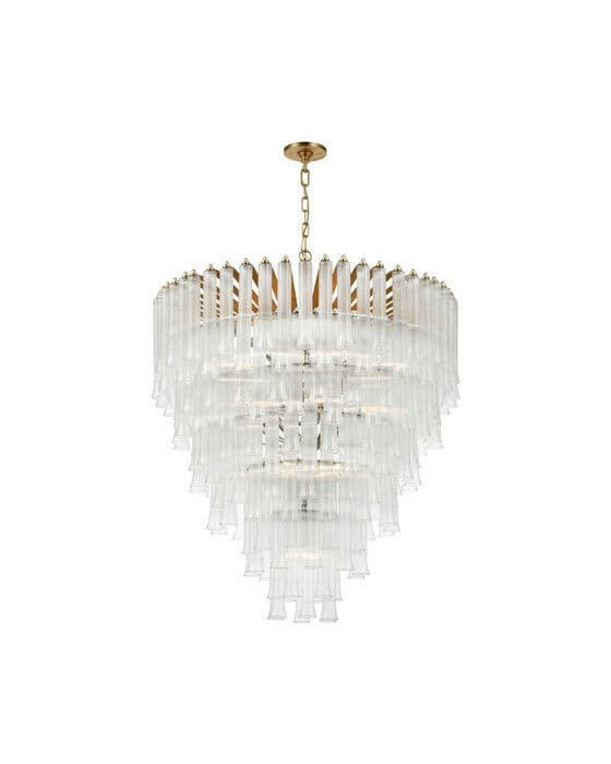 Lorelei X-Large Waterfall Chandelier Gild