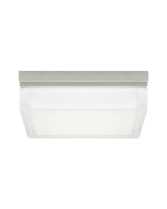 Boxie Flush Mount Satin Nickel Large