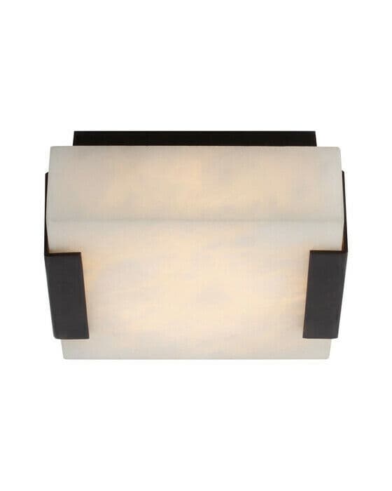 Covet Low Clip Solitaire Flush Mount Bronze