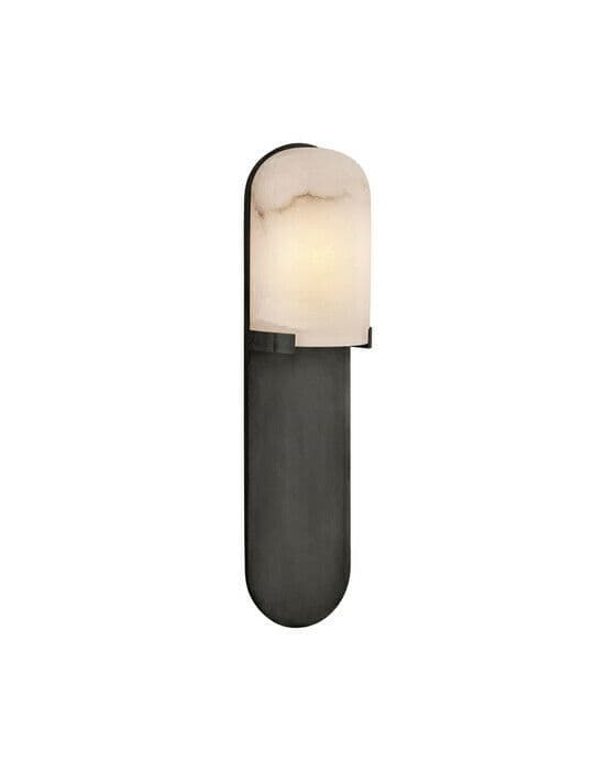 Melange Elongated Pill Sconce Bronze