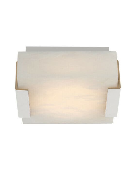 Covet Low Clip Solitaire Flush Mount Nickel