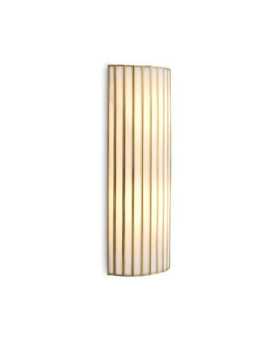 Monari vegglampe antikk messing