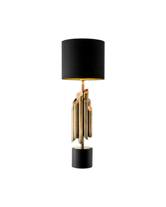 Beau Rivage bordlampe antikk messing