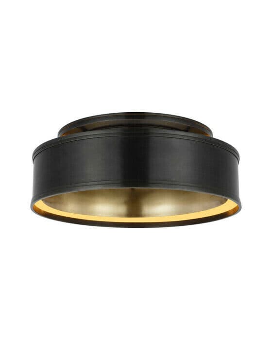 Connery 18" Flush Mount Bronze