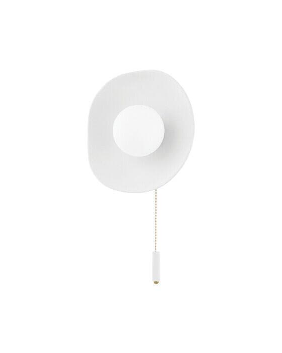Bacia vegglampe antikk messing