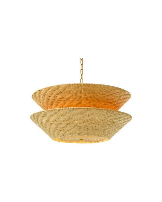 Tavira taklampe natural rattan