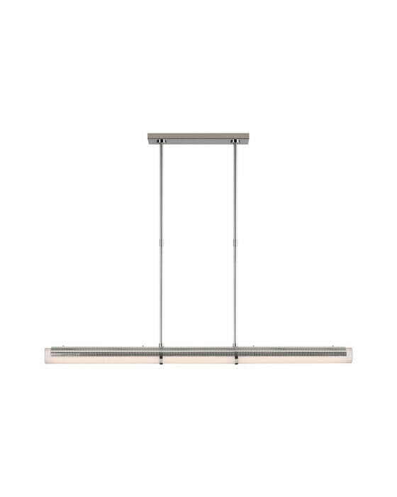 Precision Linear Chandelier Polished Nickel Large