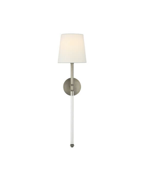 Camille Tail Sconce Antique Nickel