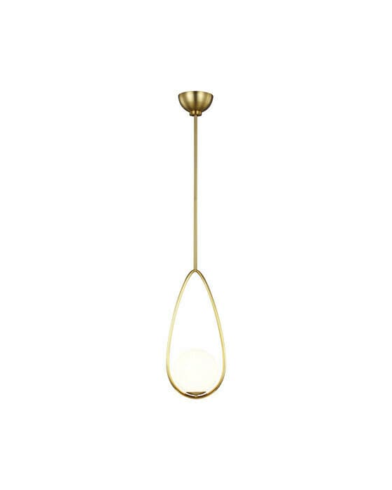 Galassia One Light Pendant Brass