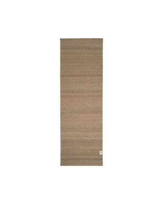 Plain gangteppe naturbeige