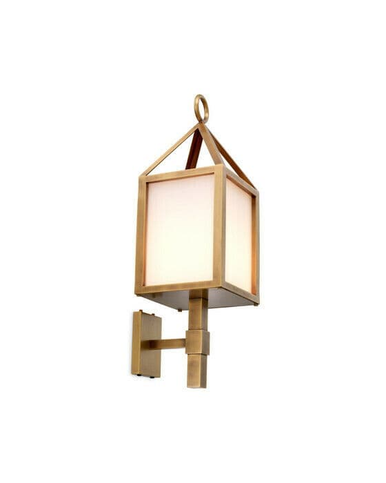 Riserva vegglampe antikk messing