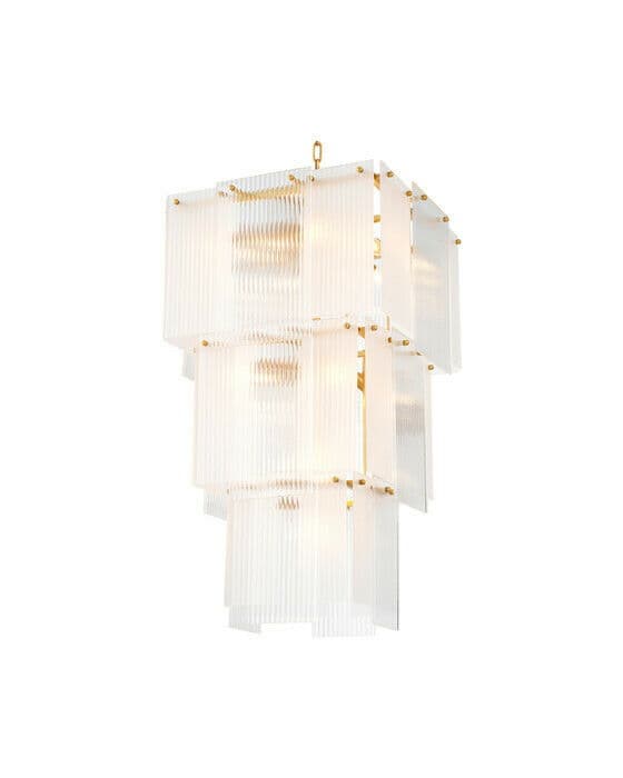 Giardano Chandelier Antique Brass