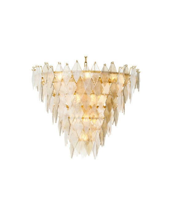 Rhombus Chandelier Antique Brass  L