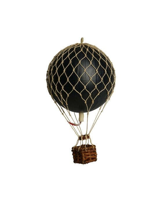 Floating The Skies Hot Air Balloon Black