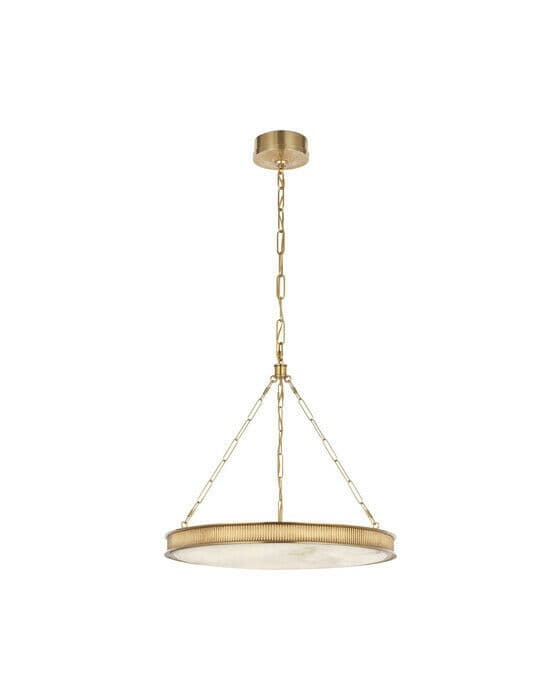 Matthew 24" Chandelier Brass