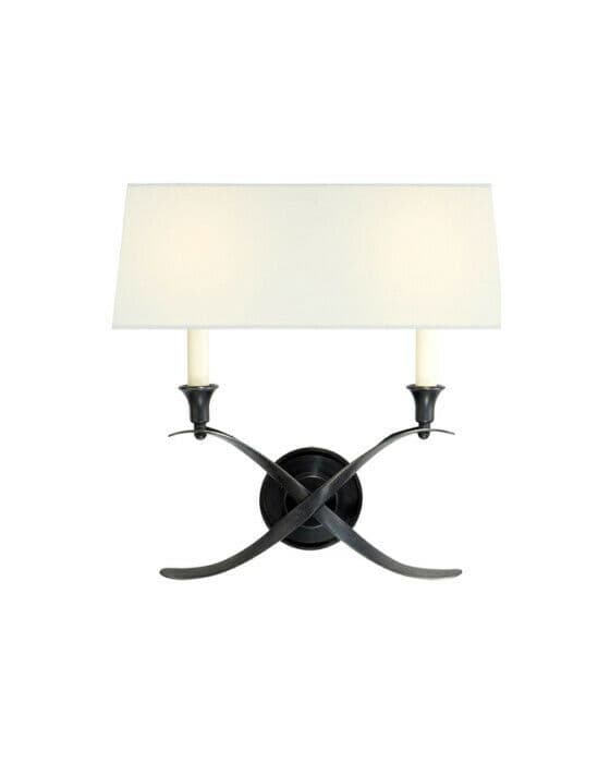 Cross Bouillotte Sconce Bronze L