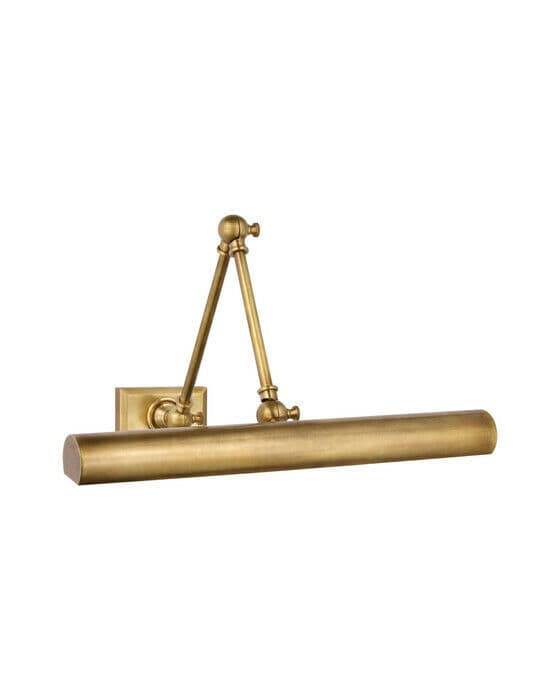 Cabinet Maker 18" Library Light Antique Brass