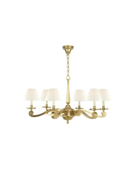 Myrna Chandelier Brass